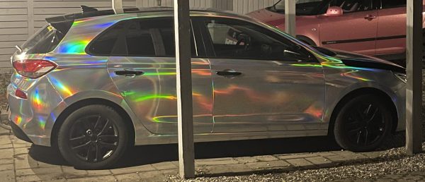 Holografisk sølv folie